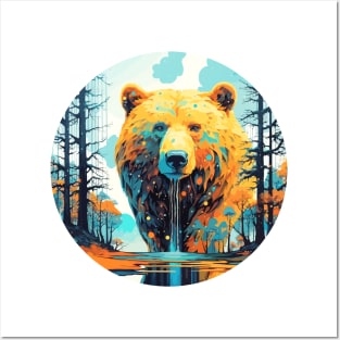 Grizzly Bear Animal World Predator Wild Nature Wilderness Posters and Art